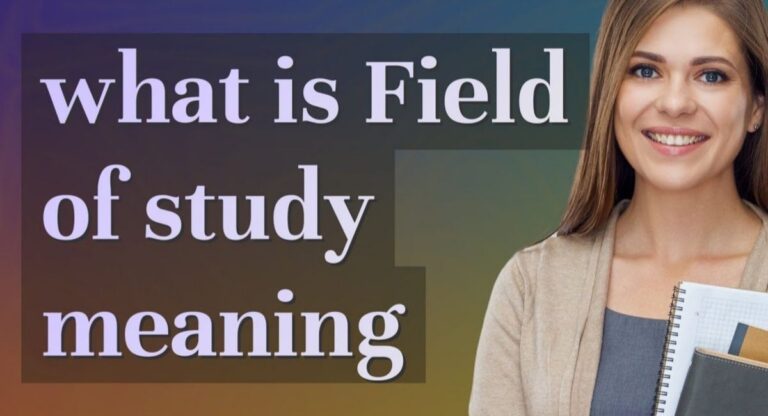 The Field of Study: The Branch of Knowledge Dealing With the Creation and Use of Technical Means